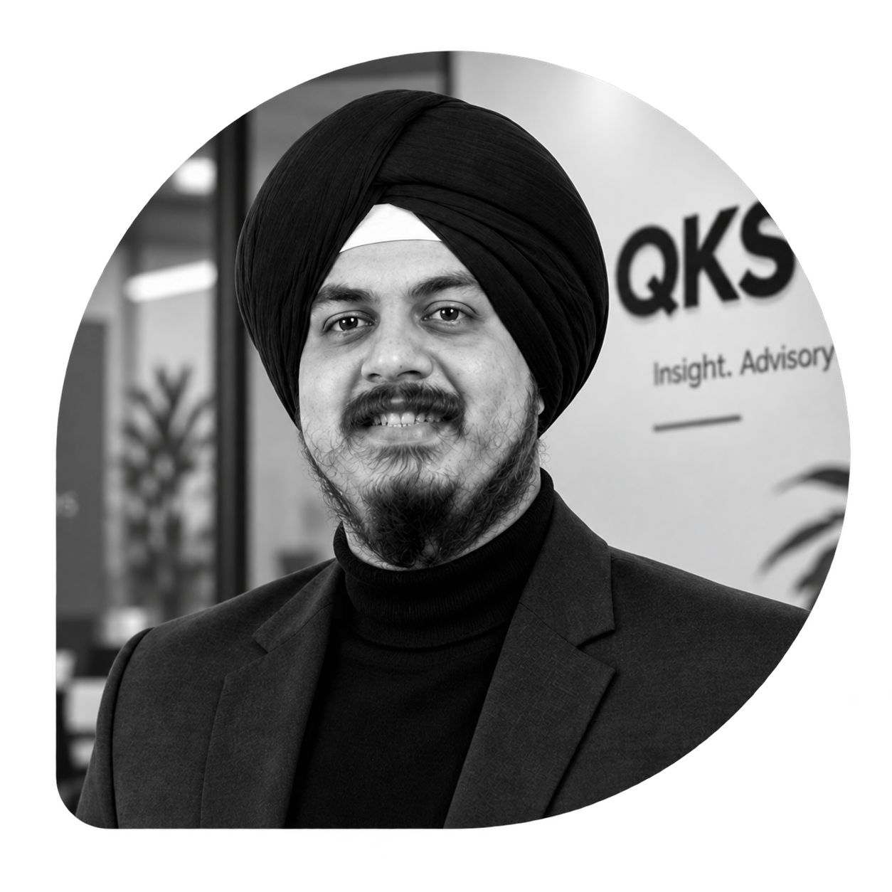 Amandeep in Teardrop Portrait Cutout