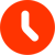 Red/orange clock icon