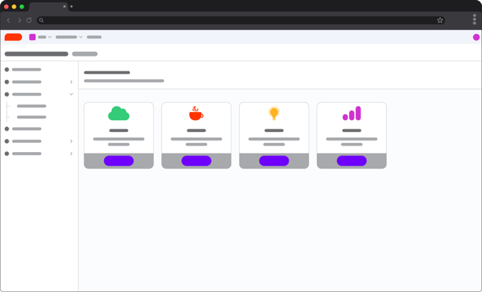Integration Marketplace Mockup Integration Marketplace Mockup